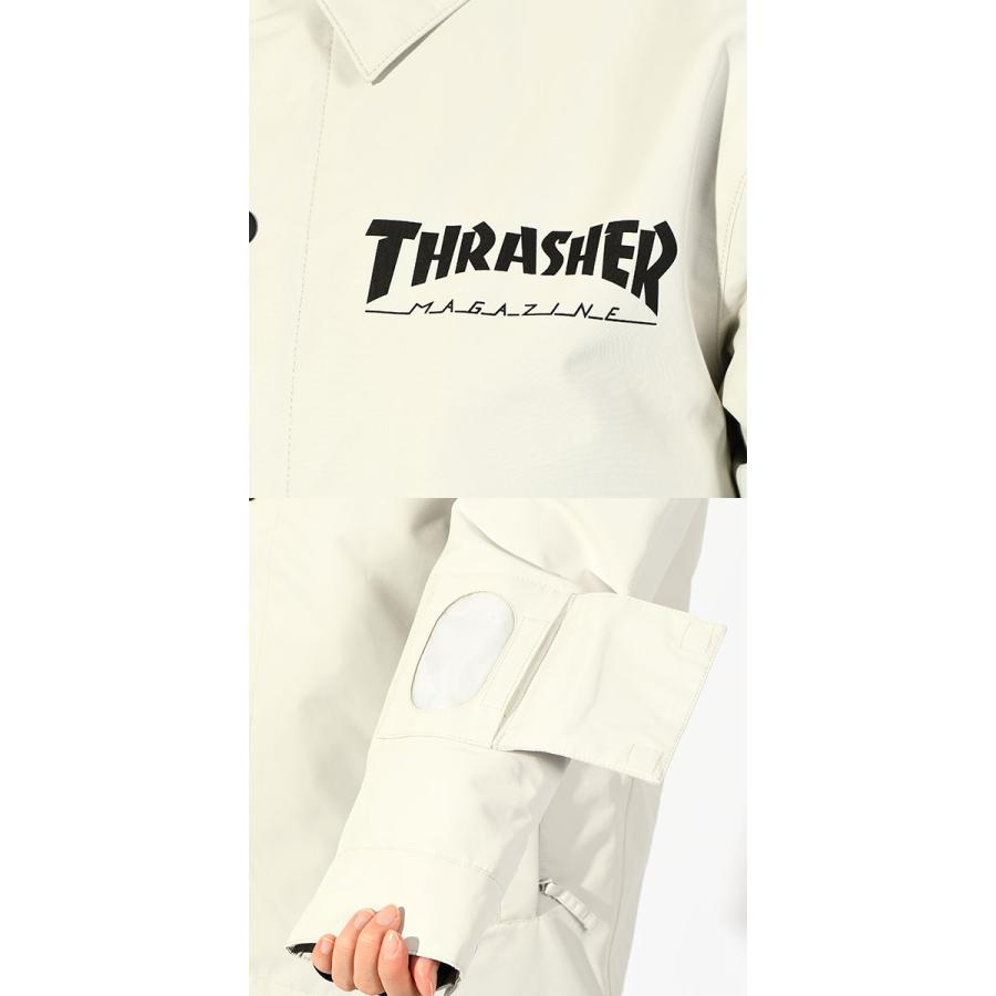 40%off スノーボードウェア コーチジャケット AA HARDWEAR ダブルエー ハードウェア ホワイト SELBY JACKET レディース ガール ジャケットの画像