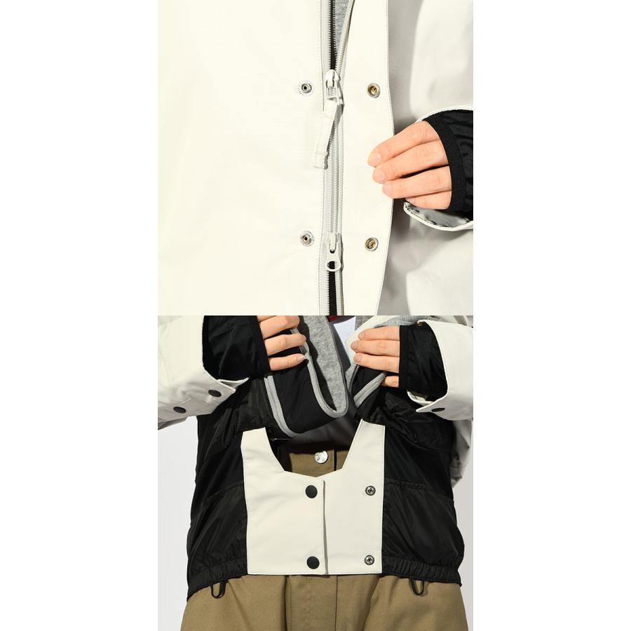 40%off スノーボードウェア コーチジャケット AA HARDWEAR ダブルエー ハードウェア ブラック SELBY JACKET レディース ガール ジャケットの画像