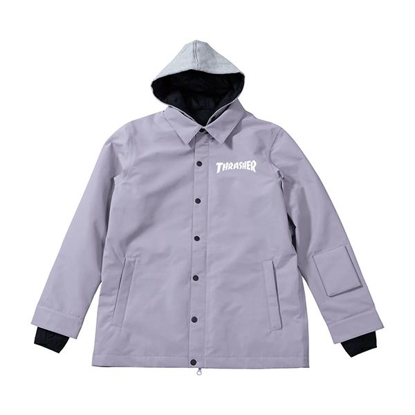 40%off スノーボードウェア コーチジャケット AA HARDWEAR ダブルエー ハードウェア パープル SELBY JACKET レディース ガール ジャケットの画像