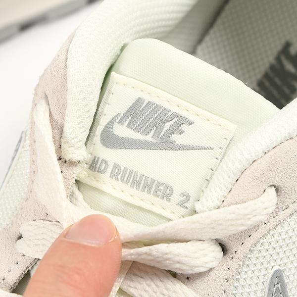 2026夏新作 ナイキ スニーカー レディース NIKE MDランナー 2 MD RUNNER レトロランニング クラシック スウェード スエード シューズ 靴 ホワイト 749869の画像