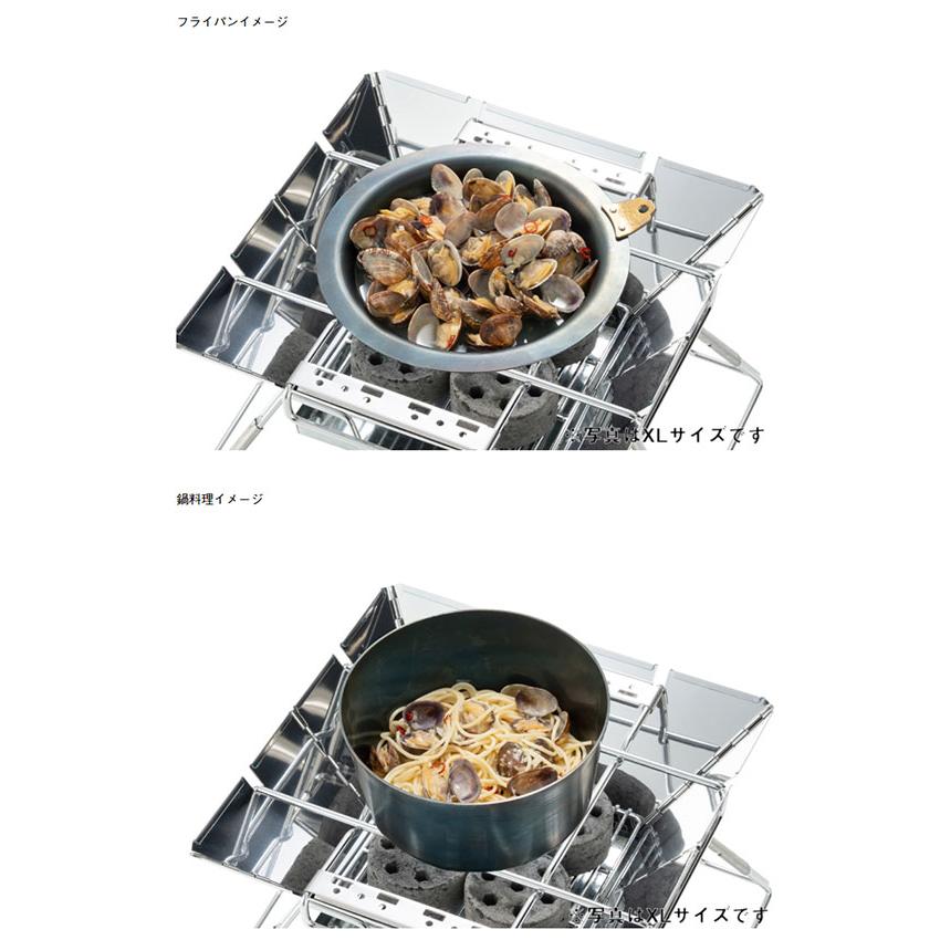 LOGOS（ロゴス） 鉄の職人スタックダッチポットL 鉄鍋 プレート蓋