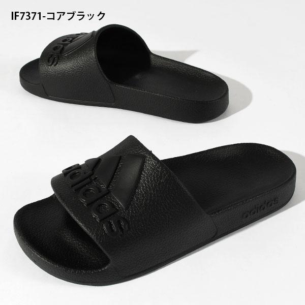 adidas アディダス サンダル ADILETTE AQUA CORE BLACK IF7371 アディレッタ スライドサンダル シャワーサンダル 一体型 ブラック スリッパー シューズ adidas（アディダス） メンズ レディース サンダル adidas ADILETTE