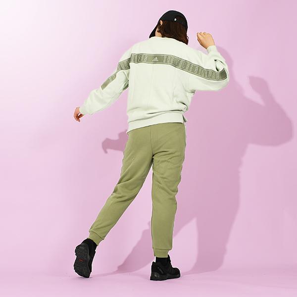 アディダス レディース ニットジャケット　スウェットロングパンツM セットアップ アディダス レディース ニットジャケット スウェットロング