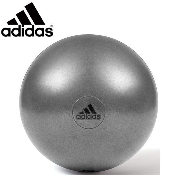 アディダス adidas ジムボール 65cm バランスボール 空気入れ付き ヨガボール トレーニング エクササイズ ADBL-11246GR