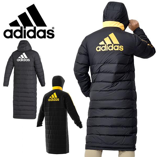 30 Off アディダス メンズ ダウンジャケット Adidas Tiro21 L Down ロング丈 ベンチコート アウター 防寒 スーパーセール 21秋新色 ジャンパー 3本ライン 400円