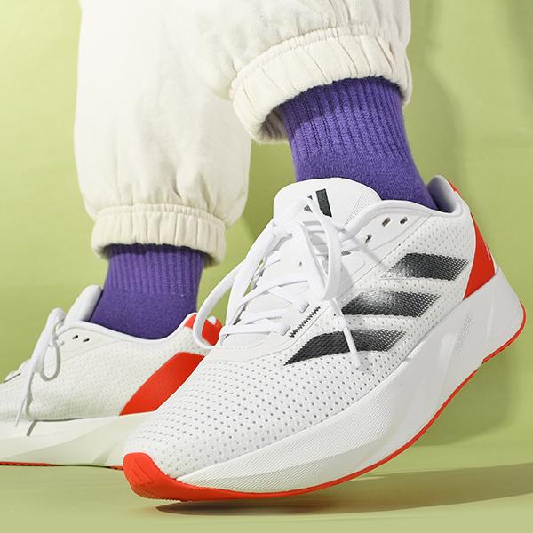 アディダス メンズ 厚底 ヒール3.3cm ランニングシューズ スニーカー adidas DURAMO SL M シューズ 靴 2024春夏新色 ID9849 IE7966 IE7968｜elephant｜25