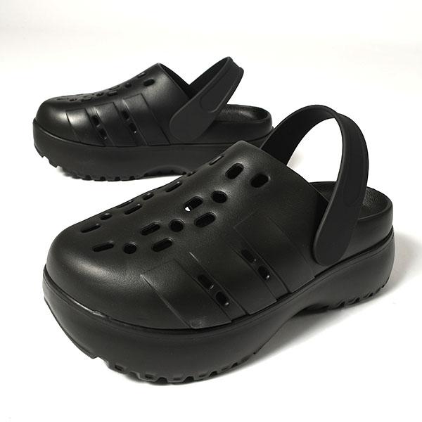 adidas（アディダス） 2WAY 可動ストラップ 厚底サンダル メンズ