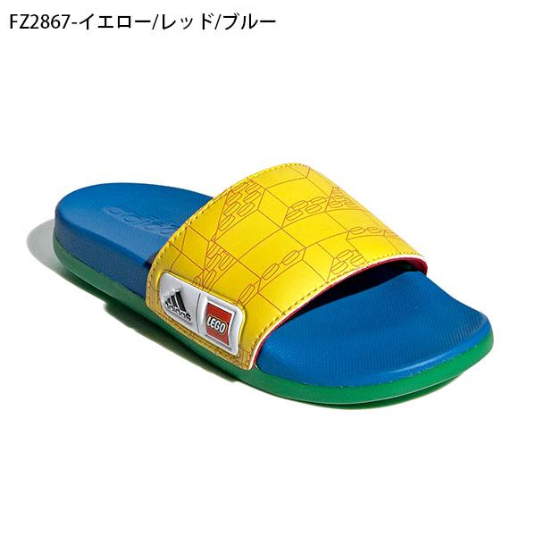 現品のみ 18.0cm 送料無料 LEGO レゴ アディダス キッズ サンダル adidas 男の子 女の子 ジュニア 子供 ADILETTE CF K LEGO レゴ FZ2867 FY8835 FZ2866｜elephant｜02