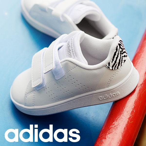 ゼブラ柄 アディダス ベビーシューズ Adidas Advancourt I ジュニア 子供 スニーカー 21秋新色 アドバンコート 大注目 シューズ 子供靴 靴 ベルクロ Gz7629