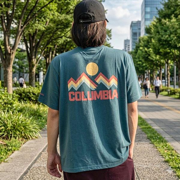 Columbia（コロンビア） ネコポス発送！ 半袖Tシャツ メンズ シダー