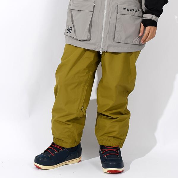 KM4K ウェア　グレー　上下　上Mサイズ　下Sサイズ スノーボードウェア KM4K カモシカ ANOTHER SKY PANTS メンズ
