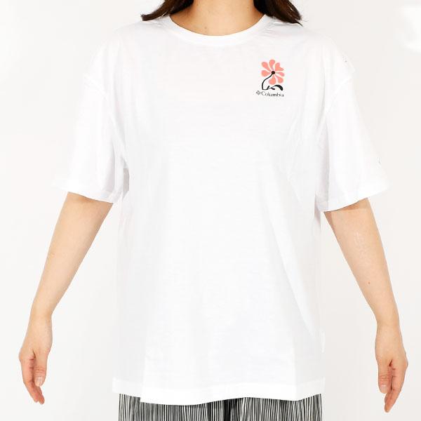 Columbia（コロンビア） ネコポス発送！ 花柄 半袖Tシャツ バック