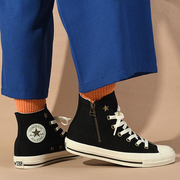 コンバース スニーカー レディース CONVERSE ALL STAR オールスター AG Z HI ハイカット サイドジップ 星型 キャンバス シューズ 靴 1SD869 1SD867｜elephant｜20