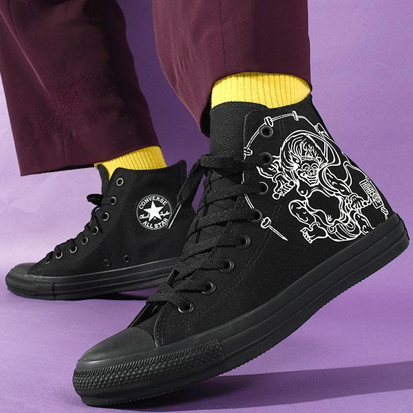 風*吉様 〜激オク〜【新品未使用】 スニーカー 風神雷神 タグ付き CONVERSE（コンバース） 33％OFF 風神雷神 スニーカー レディース