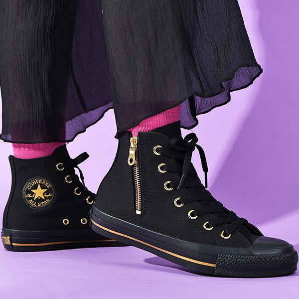 CONVERSE（コンバース） オールスター スニーカー レディース ゴールド