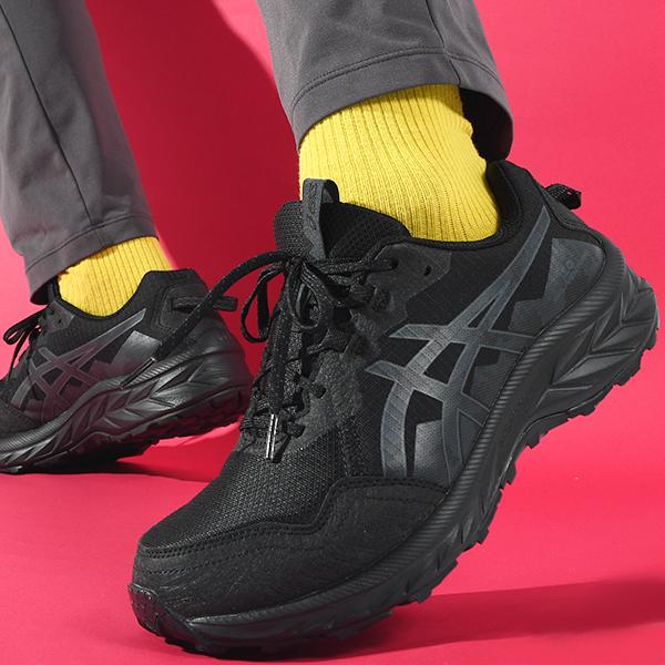 希少31cm ASICS ブラック シューズ　extra wide 幅広 ASICS（アシックス） 【動画あり】アシックス 幅広 スニーカー メンズ