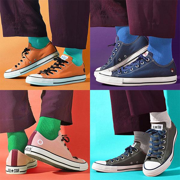 CONVERSE（コンバース） 2026春新作 NARUTO ナルト 疾風伝 コラボ
