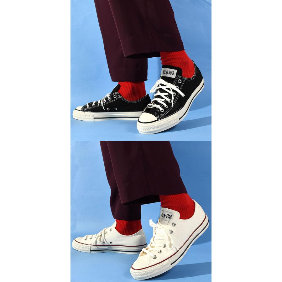 コンバース オールスター US OX スニーカー メンズ レディース CONVERSE ALL STAR キャンバス ブラック ホワイト/トリコ 1SD286 1SD287 シューズ 靴 定番の画像