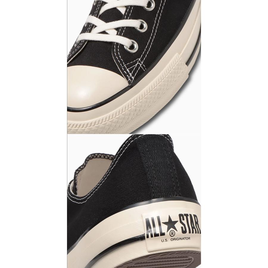 コンバース オールスター US OX スニーカー メンズ レディース CONVERSE ALL STAR キャンバス ブラック ホワイト/トリコ 1SD286 1SD287 シューズ 靴 定番の画像
