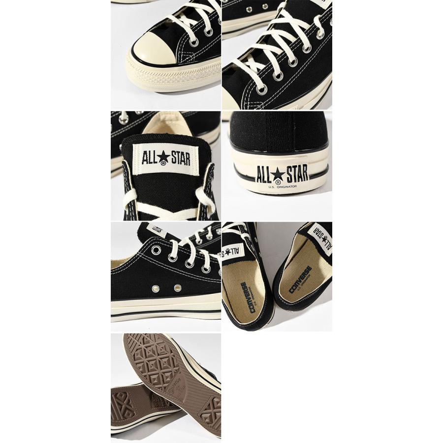 コンバース オールスター US OX スニーカー メンズ レディース CONVERSE ALL STAR キャンバス ブラック ホワイト/トリコ 1SD286 1SD287 シューズ 靴 定番の画像