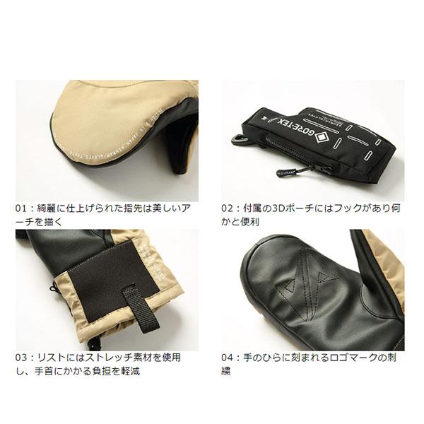35%off スノーボード グローブ Ashram アシュラム 手袋 ミトン ARMA