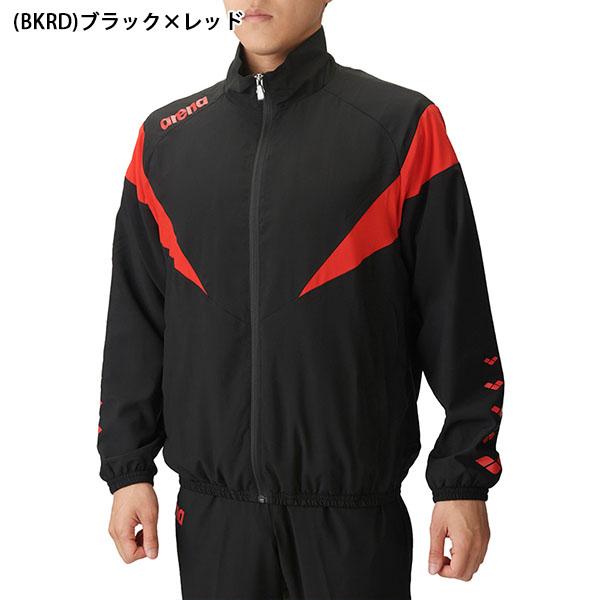 arena アリーナ ジャージ　ナイロン　カーキ　ブラック　XO アリーナ（arena） ラスト1点 XOサイズ トレーニングジャケット メンズ