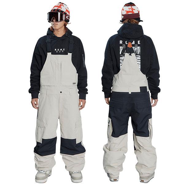 ROME SDS スノーボードウェア ローム メンズ BAGGY CARGO BIB PANTS