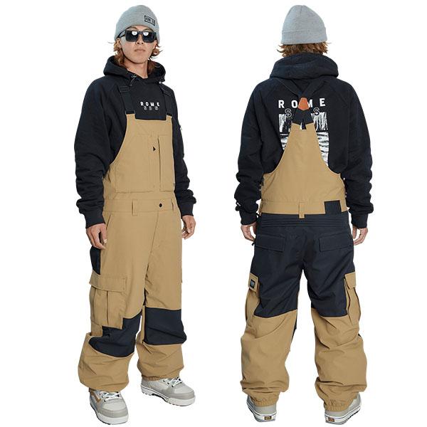 ROME SDS スノーボードウェア ローム メンズ BAGGY CARGO BIB PANTS