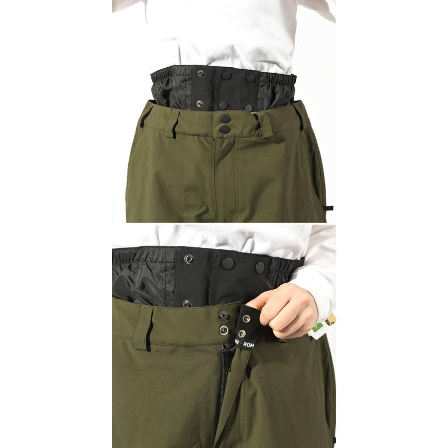 美品 ROME スノーボードパンツ Lサイズ カーキ ROME SDS 40%off スノーボードウェア ローム メンズ BAGGY CARGO PANTS