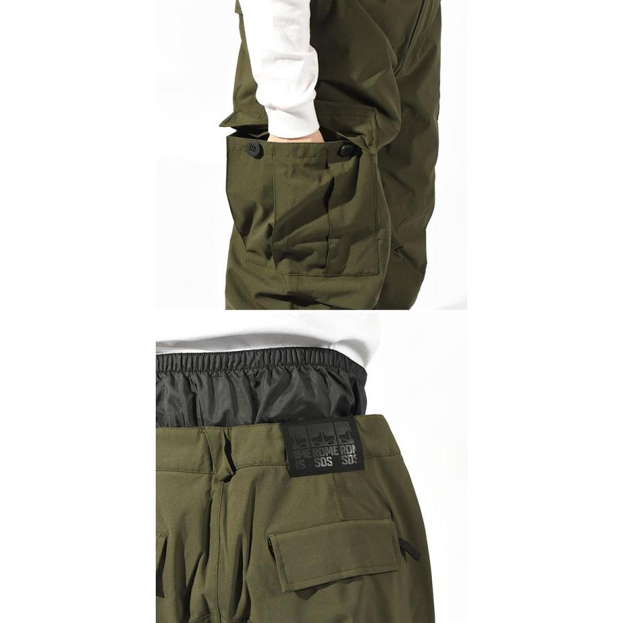 ROME SDS 40%off スノーボードウェア ローム メンズ BAGGY CARGO PANTS