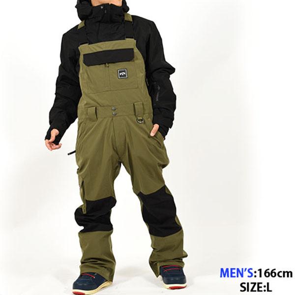ラスト1点 Mサイズ ビブパンツ スノーボードウェア ビラボン BILLABONG 