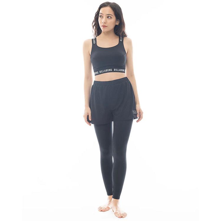 ネコポス発送！ 送料無料 30%off ビラボン BILLABONG ラッシュ キュロット UVレギンス レディース UVカット タイツ 海 サーフィン サーフ | BILLABONG | 10