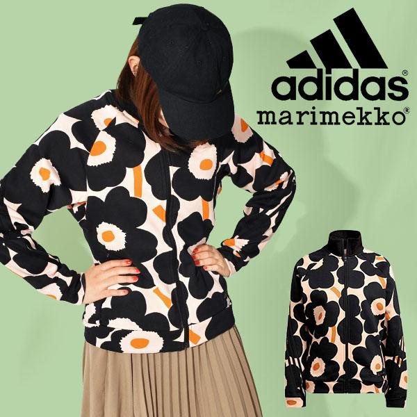 アディダス マリメッコ アパレル ジャージ レディース ジャケット Adidas セール W Unikko 裏起毛 Marimekko トラックトップ ウニッコ 21秋新作 Gt4594 Bg405