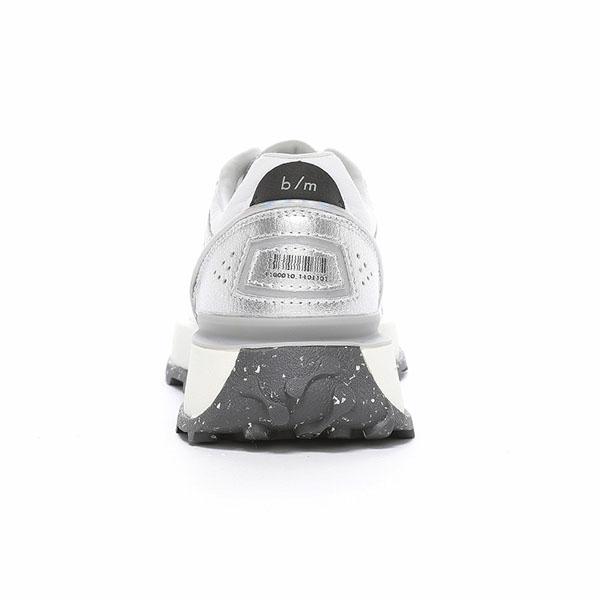 ムーンスター スニーカー レディース MoonStar B/Mイーバ ビーエム 2E 厚底 抗菌防臭 衝撃吸収 エコ設計 リサイクル素材 サスティナブル シューズ 靴 白 黒 銀 | MoonStar | 18