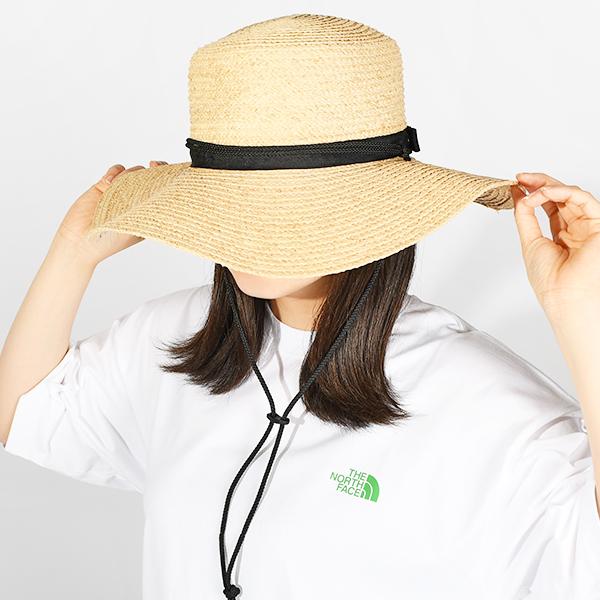 ノースフェイス　ラフィア　サファリハット　麦わら帽子　ユニセックス　男女兼用 THE NORTH FACE ノースフェイス 麦わら帽子 ハット レディース