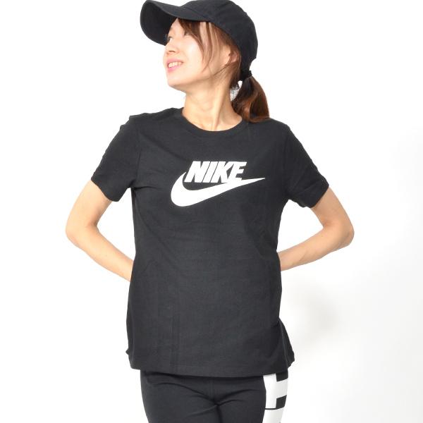 ゆうパケット対応可能 半袖 Tシャツ ナイキ Nike レディース ウィメンズ エッセンシャル アイコン フューチュラ L S ビッグロゴ Bv 680円 特別オファー