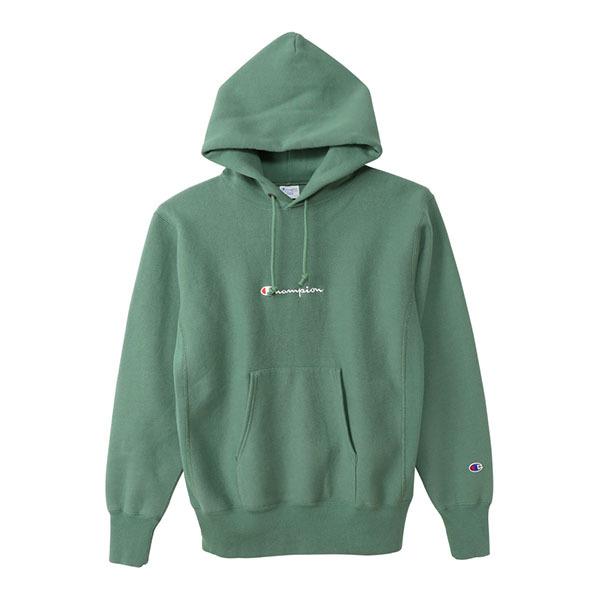 長袖 パーカー チャンピオン Champion メンズ リバースウィーブ プルオーバー スウェットパーカー 11 5oz グリーン 緑 送料無料 C3 S111 エレファントsports Paypayモール店 通販 Paypayモール