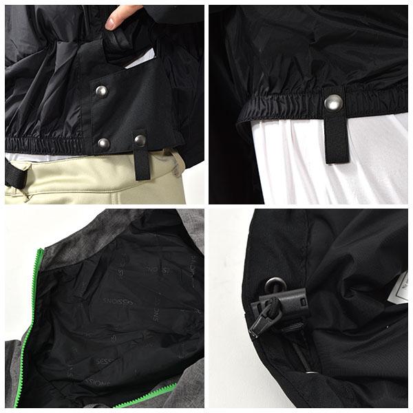 ラスト1着 Mサイズ 43%off スノーボードウェア セッションズ SESSIONS CENTRAL ANORAK JACKET メンズ プルオーバー ジャケット スノボの画像