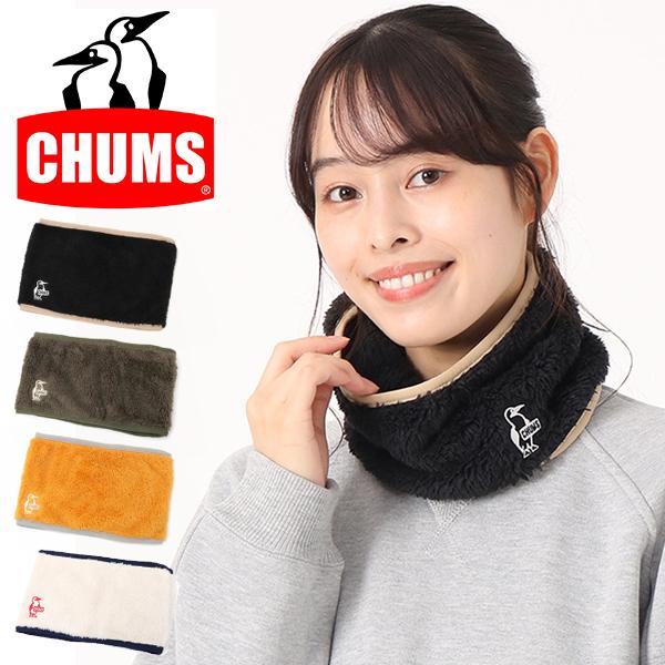 ゆうパケット対応可能 ネックウォーマー Chums チャムス Fleece Elmo Neck エルモ もこもこ 21秋冬新作 種類豊富な品揃え フリース Warmer 防寒