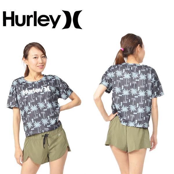 半額 50 Off 半袖ラッシュtシャツ Hurley ハーレー レディース Rash Crop Tee Ss Uvカット ラッシュガード 紫外線対策 海水浴 サーフ プール 水着 い出のひと時に とびきりのおしゃれを