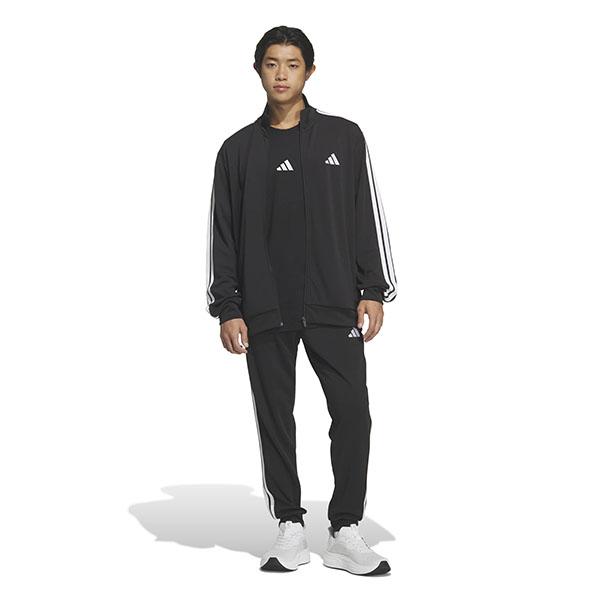 adidas（アディダス） メンズ 裾リブ レギュラーフィット ジャージ 下