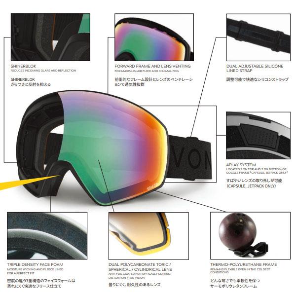 ボンジッパー ゴーグル　VONZIPPER CLEAVER クリーバー VONZIPPER（ボンジッパー） 35%off ゴーグル VONZIPPER CLEAVER