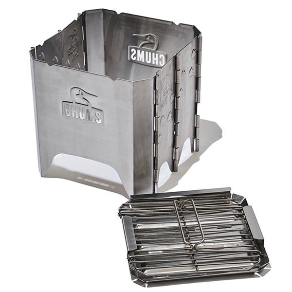 【新品未使用】CHUMS焚き火台 Mサイズ CHUMS（チャムス） 現品限り 30%off 焚き火台 Mサイズ CHUMSファイヤー