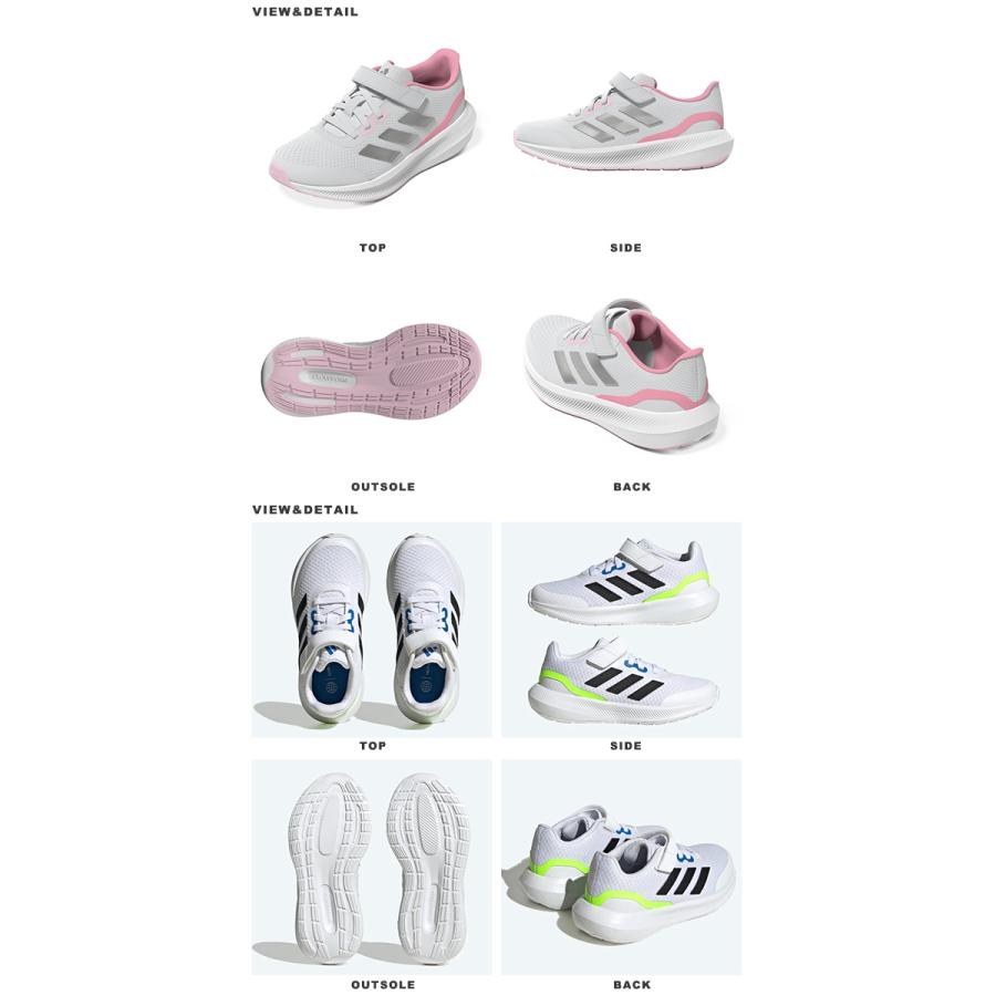 アディダス キッズ スニーカー adidas CORE FAITO 2.0 EL K ジュニア 子供 子供靴 ゴム紐 ベルクロ 靴 2024春夏新色 HP5867 HP5871 HP5869 HP5873 HP5875 HP5868｜elephant｜17