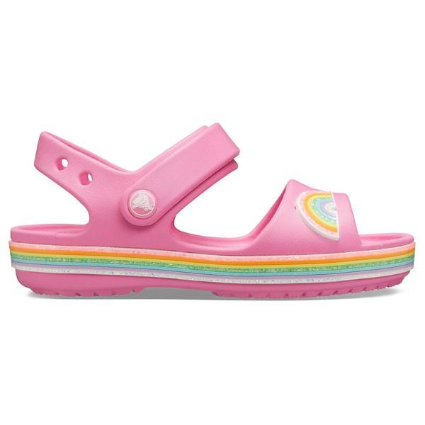 purple and yellow crocs