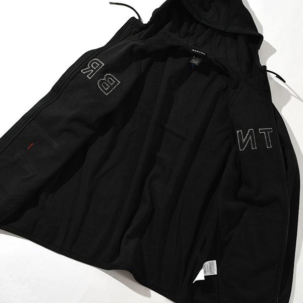 Burtonバートンスキーウェアスノーボードジャケットパーカーフード黒ブラック白 BURTON（バートン） ラスト1点 XLサイズ ブラック スノーボードウェア