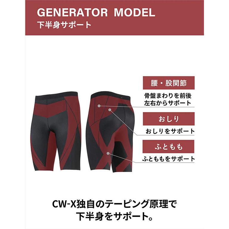 WACOAL（ワコール） CW-X スポーツタイツ メンズ ジェネレーター 5分丈