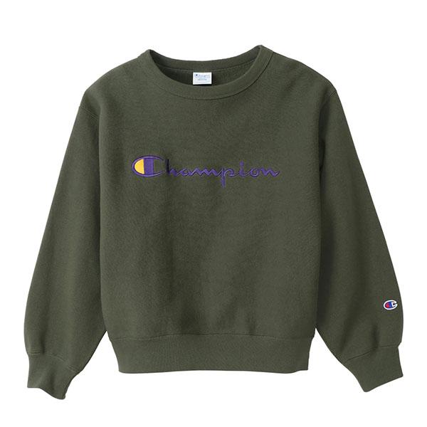 30 Off トレーナー チャンピオン Champion レディース リバースウィーブ クルーネック スウェットシャツ 裏起毛 11 5oz グリーン Cw S008 エレファントsports Paypayモール店 通販 Paypayモール