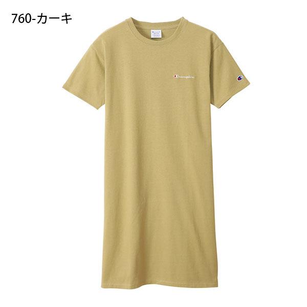 チャンピオン 半袖 ワンピース Champion レディース Onepiece Dress クルーネック ワンポイント ロゴ カーキ 21春夏新色 Cw S304 エレファントsports Paypayモール店 通販 Paypayモール