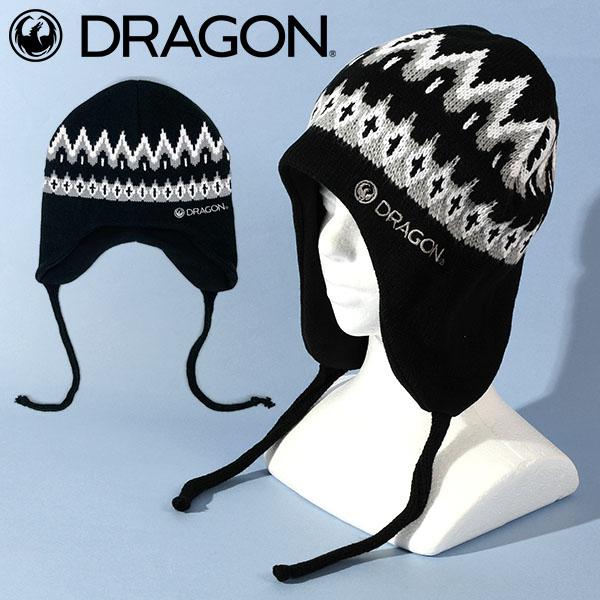 ドラゴン（DRAGON） ゆうパケット対応可能！ ニット帽 メンズ EAR FLAP